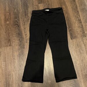 We The Free Black Ankle Flare Jeans